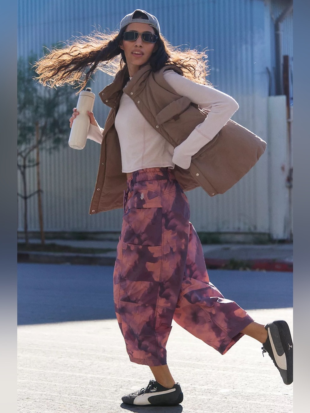 Free People In The Wild Printed Pants Size Medium - Picture 4 of 7